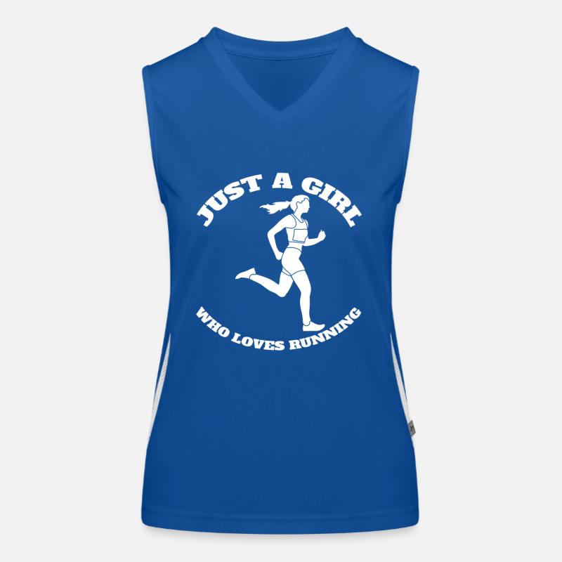 Joggeur course cardio training course fit jogging Débardeur respirant contrasté Femme