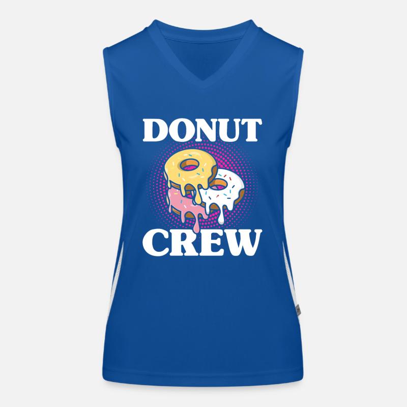 Donut Crew Funktionelles Kontrast-Tank Top für Frauen