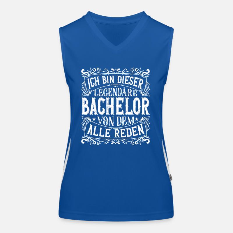 Ich bin dieser Legendäre Bachelor Geschenk Funktionelles Kontrast-Tank Top für Frauen