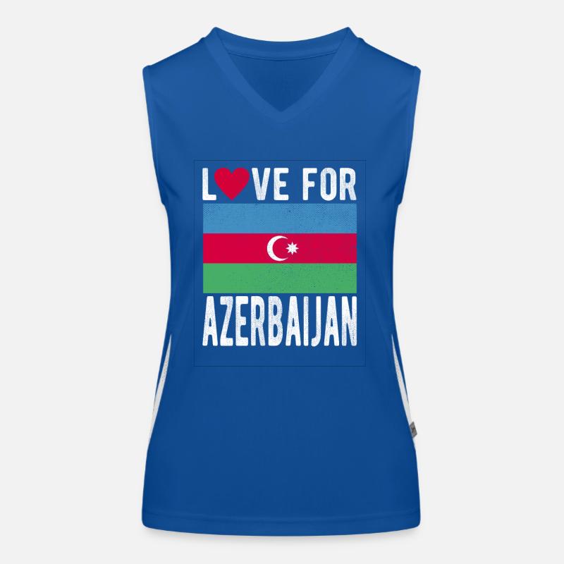 Azerbaïdjan Souvenir Débardeur respirant contrasté Femme