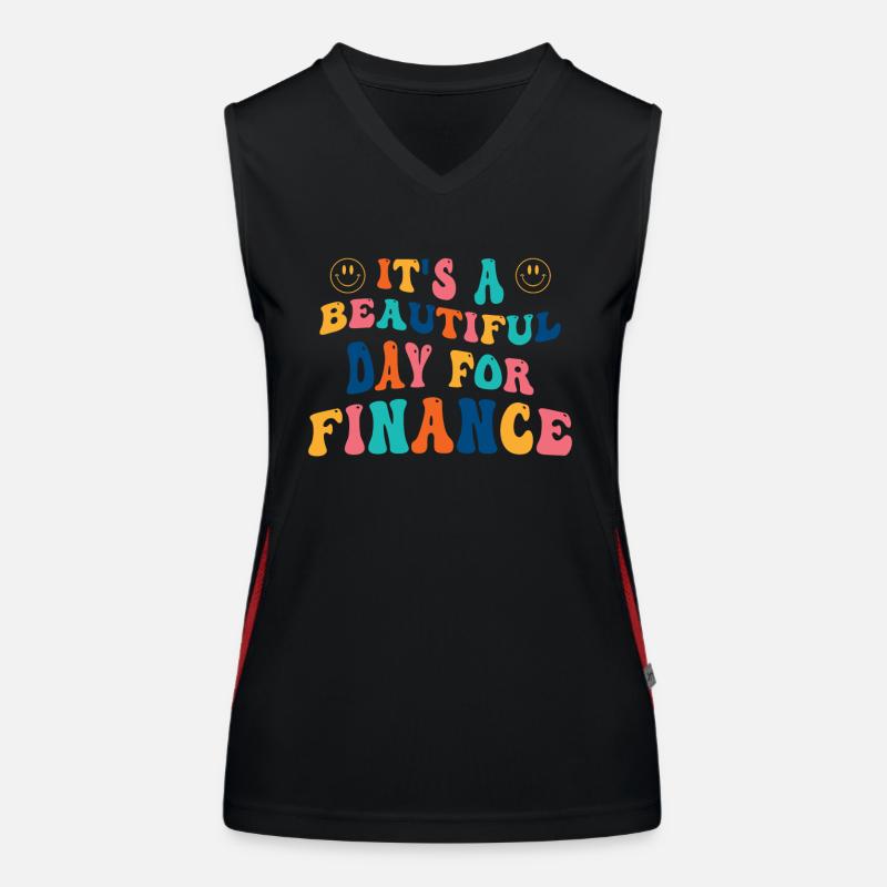 Finance Degree Program Women's Functional Contrast Tank Top