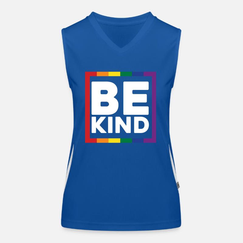Be Kind Funktionelles Kontrast-Tank Top für Frauen