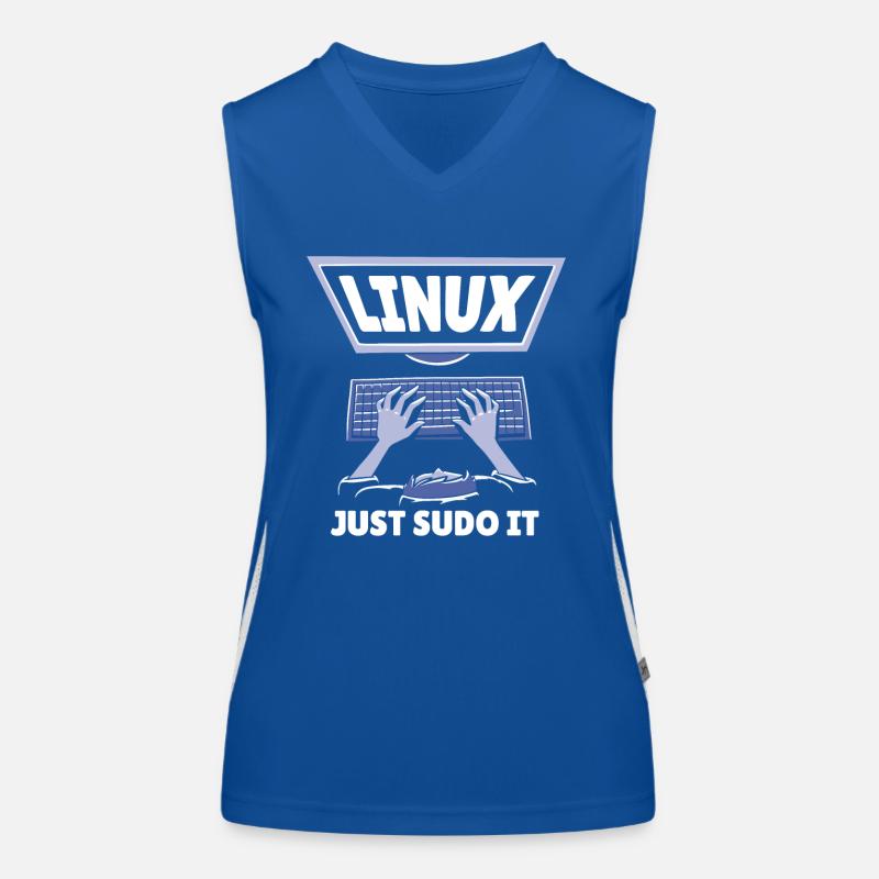 Linux Software Open Source Programmieren Programmi Funktionelles Kontrast-Tank Top für Frauen
