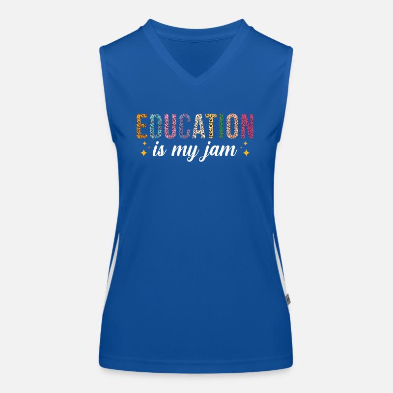 Education is my passion Women's Functional Contrast Tank Top