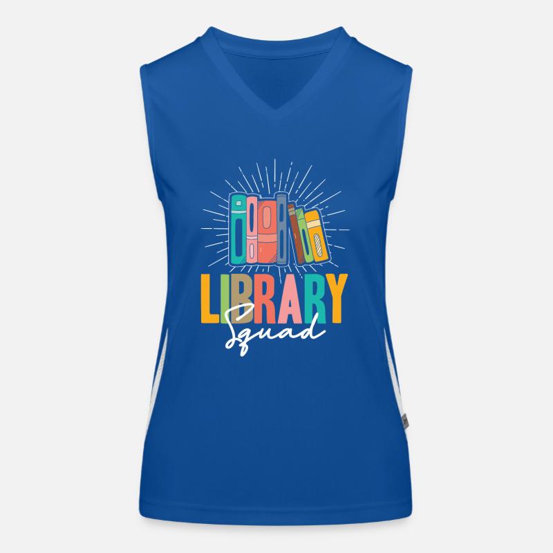 Escouade de la bibliothèque Débardeur respirant contrasté Femme