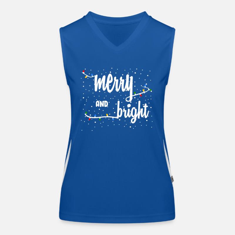Joyeux cadeau de Noël Débardeur respirant contrasté Femme