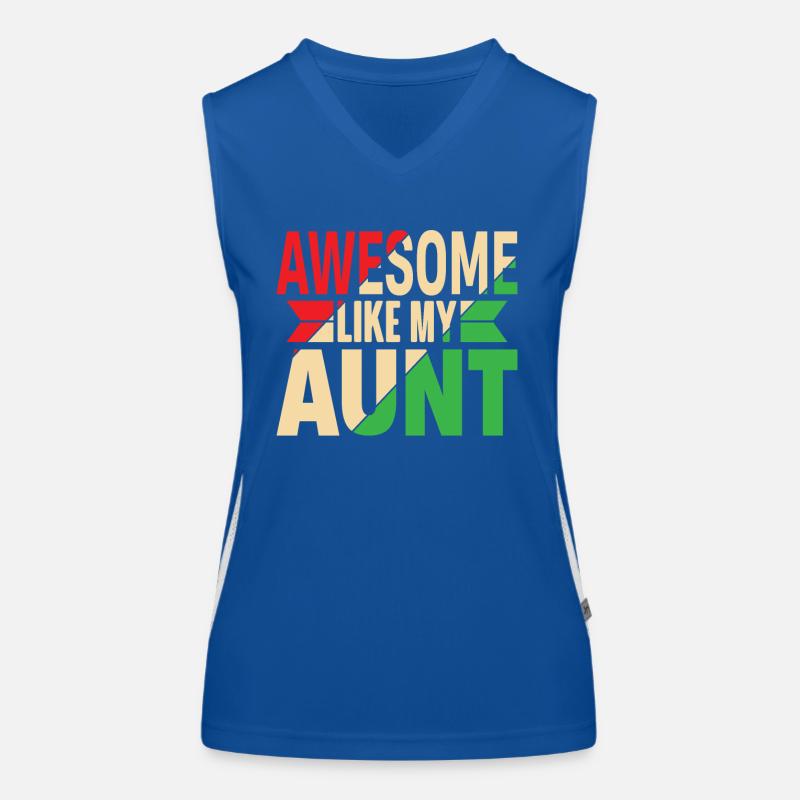 Crazy Aunt Saying Women's Functional Contrast Tank Top
