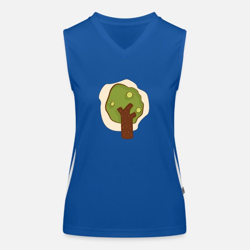 Baum Funktionelles Kontrast-Tank Top für Frauen