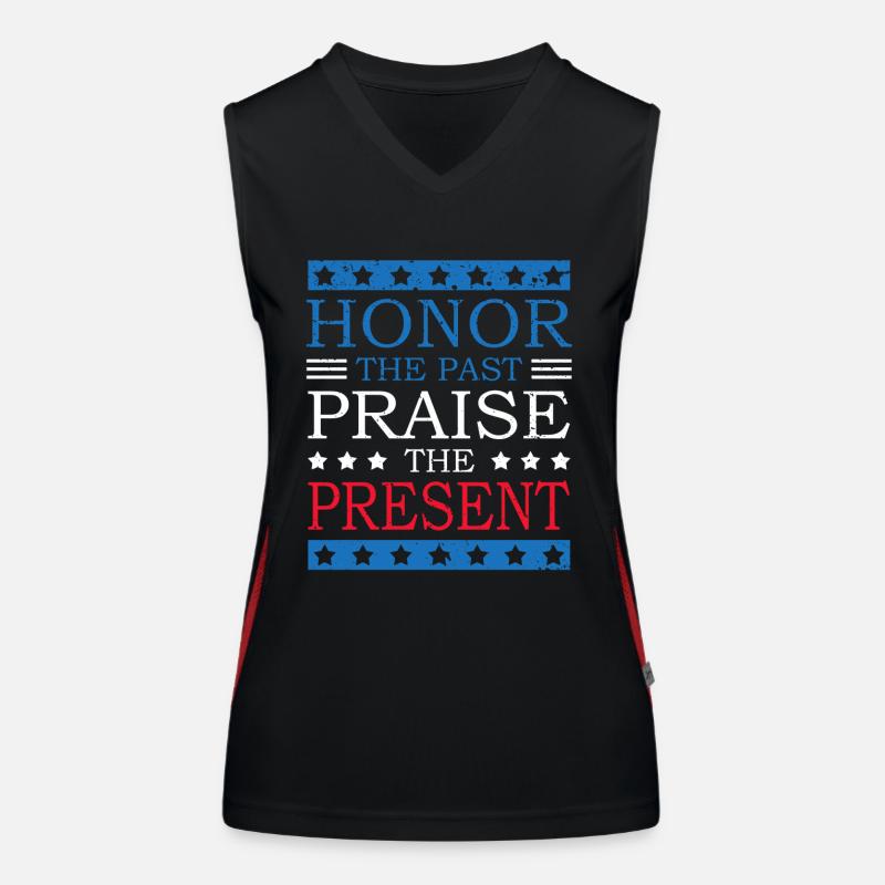 Honor the Past Praise the Present Women's Functional Contrast Tank Top