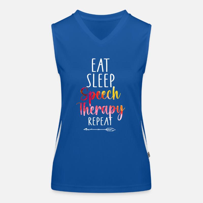 Speech Therapist Therapy Assistant Funktionelles Kontrast-Tank Top für Frauen