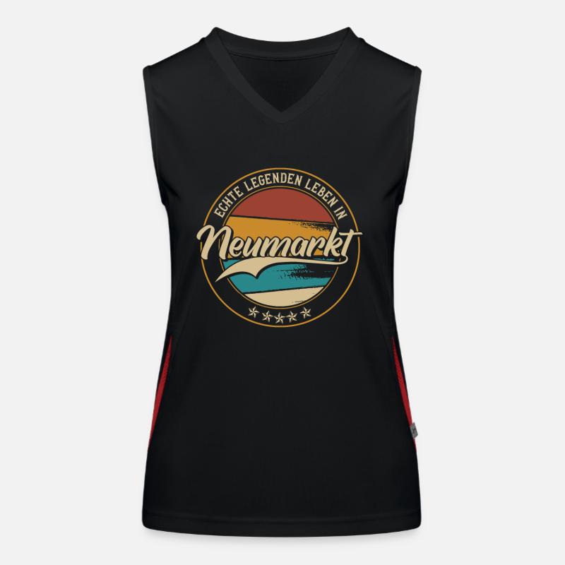 Neumarkt Echte Legenden leben in Neumarkter Funktionelles Kontrast-Tank Top für Frauen