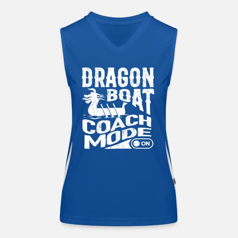 Mode Dragon Boat Coach activé Débardeur respirant contrasté Femme