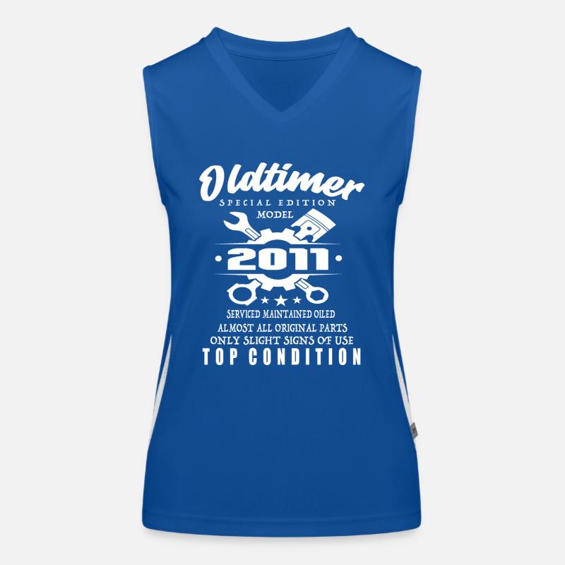 Oldtimer Special Edition Model 2011 Birthday Women's Functional Contrast Tank Top