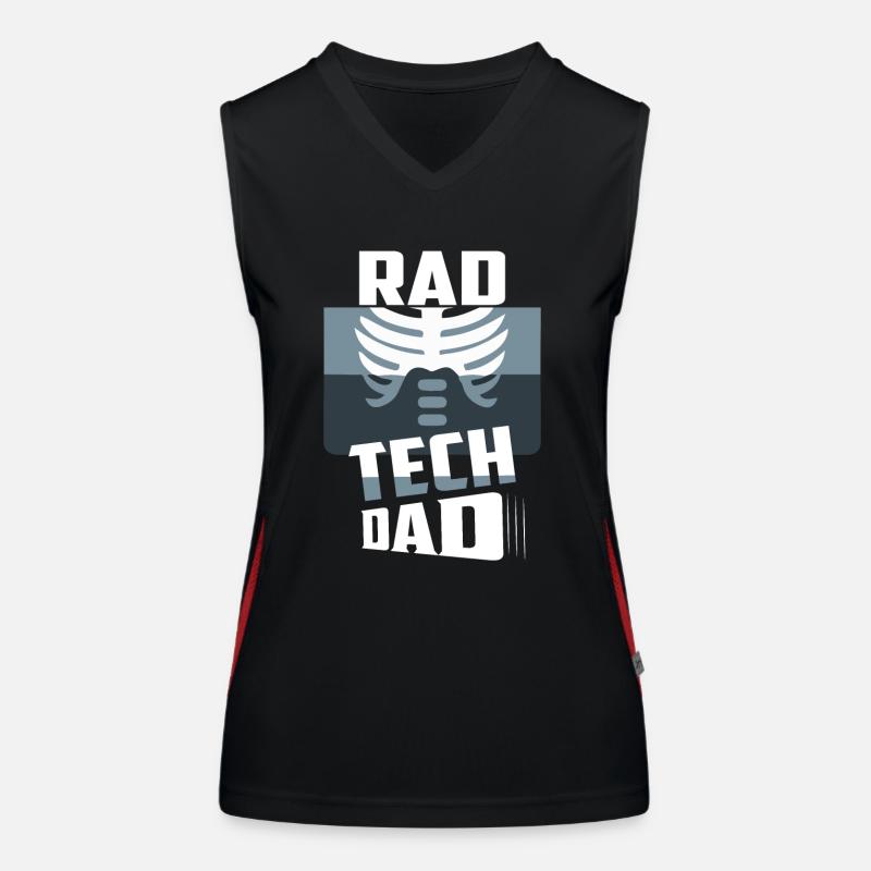 Rad Tech Dad Radiology X-Ray Rad Tech Funktionelles Kontrast-Tank Top für Frauen