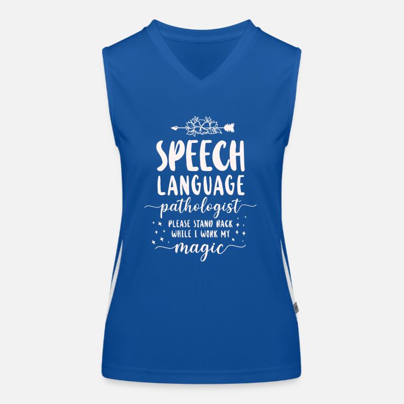 Speech Therapist Therapy Assistant Funktionelles Kontrast-Tank Top für Frauen