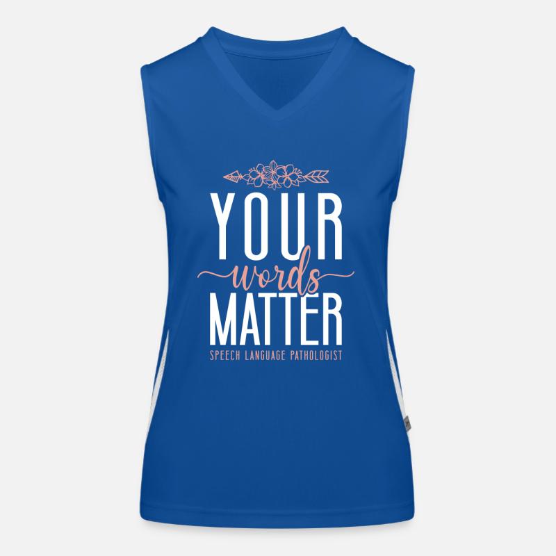Speech Therapist Therapy Assistant Funktionelles Kontrast-Tank Top für Frauen