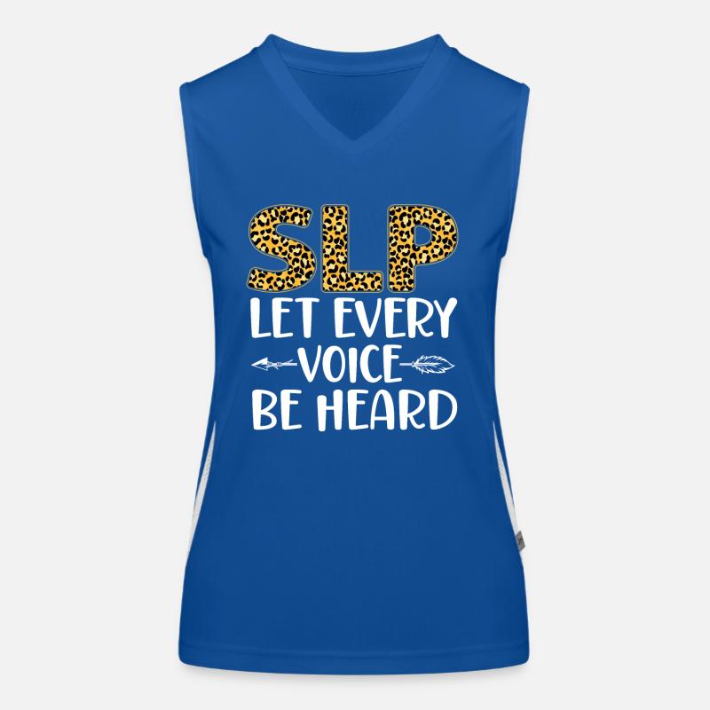 Speech Therapist Therapy Assistant Funktionelles Kontrast-Tank Top für Frauen