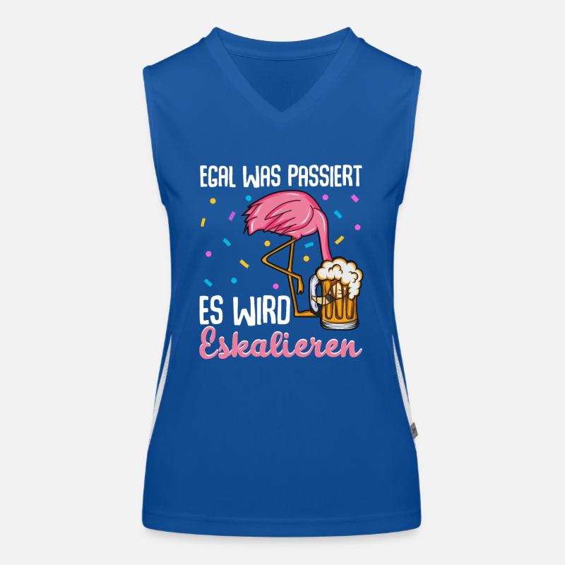 Flamingo JGA Funktionelles Kontrast-Tank Top für Frauen