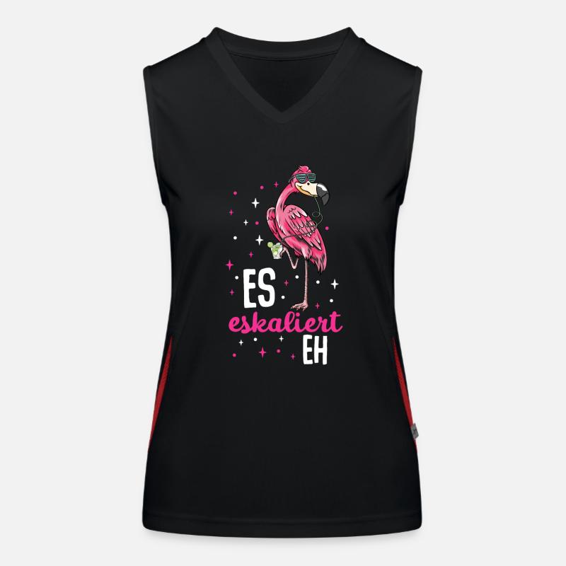 Flamingo JGA Funktionelles Kontrast-Tank Top für Frauen