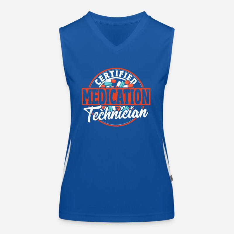 Certified Medication Technician Pharmacy Funktionelles Kontrast-Tank Top für Frauen