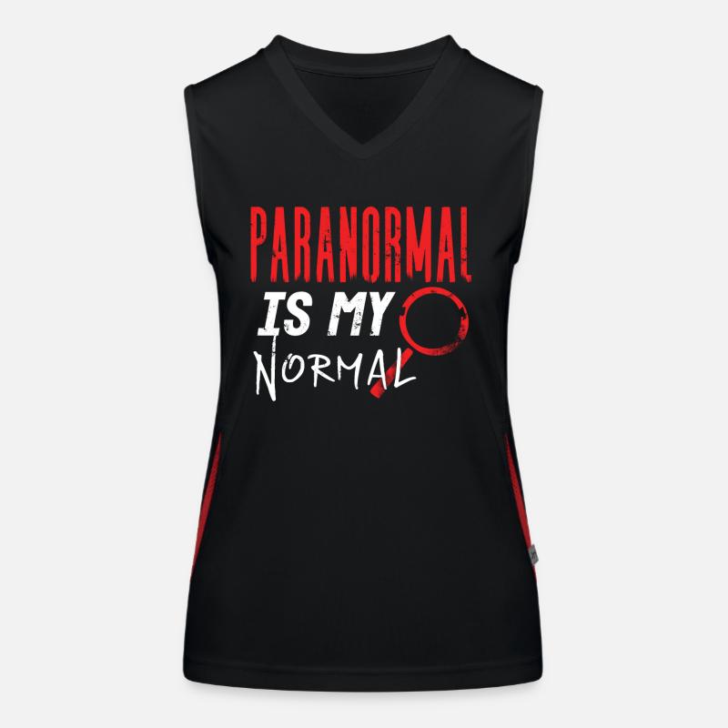 Ghost Hunter, EMF meter, thermal camera Women's Functional Contrast Tank Top