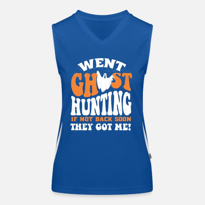 Ghost Hunter, EMF meter, thermal camera Women's Functional Contrast Tank Top