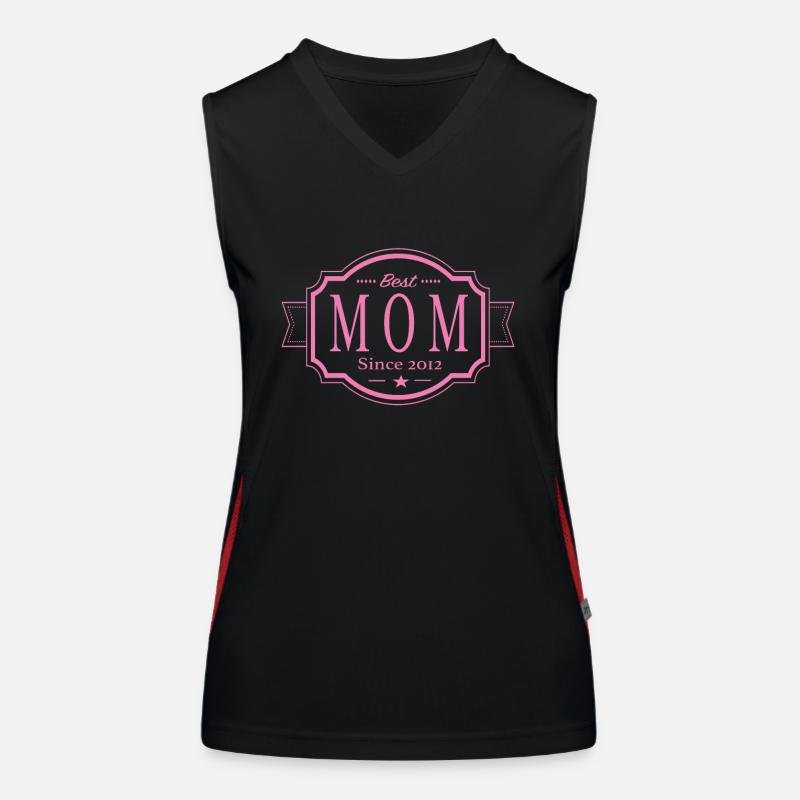 Beste Mama seit 2012 Funktionelles Kontrast-Tank Top für Frauen