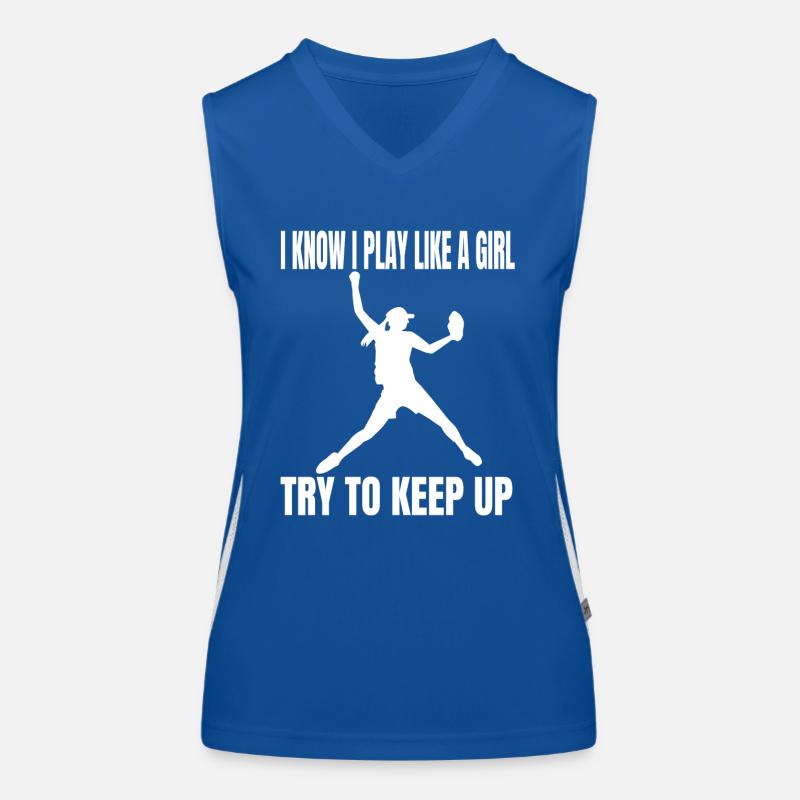 Baseball Gift Baseball Lovers Baseball Game Women's Functional Contrast Tank Top