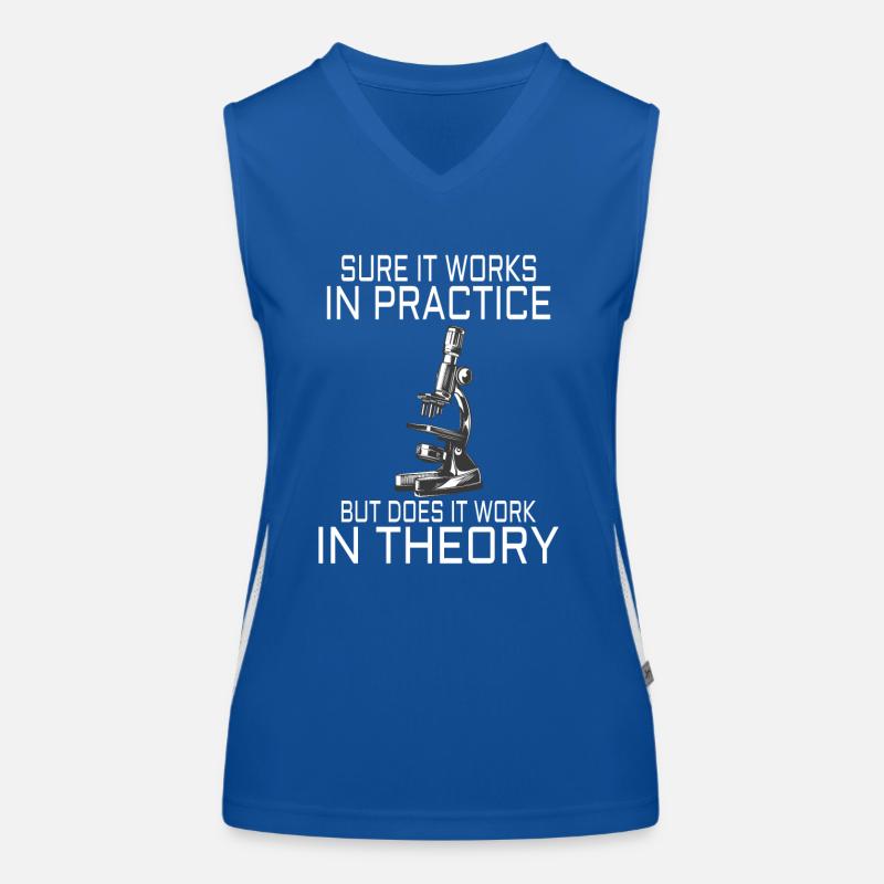 Physics Science Physicist Physics Teacher Gift Funktionelles Kontrast-Tank Top für Frauen