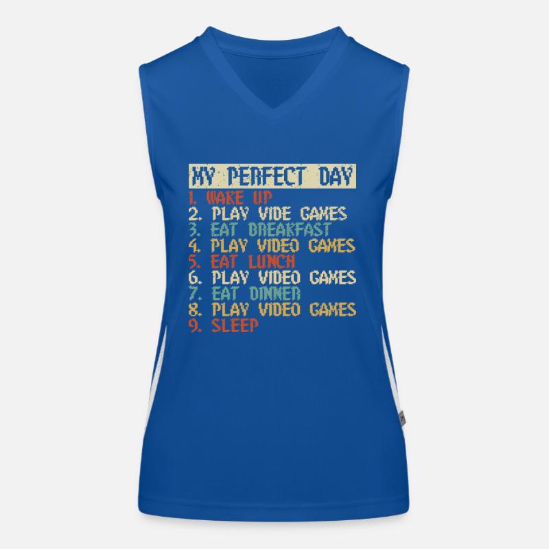 Gaming Retro Gift Idea Women's Functional Contrast Tank Top