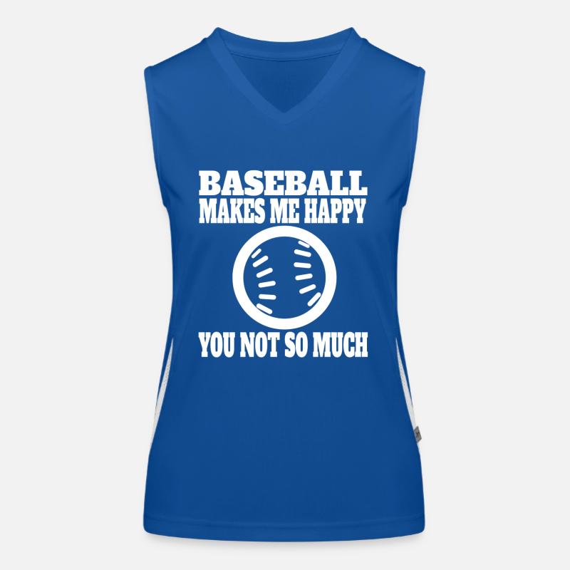 Baseball Gift Baseball Lovers Baseball Game Women's Functional Contrast Tank Top