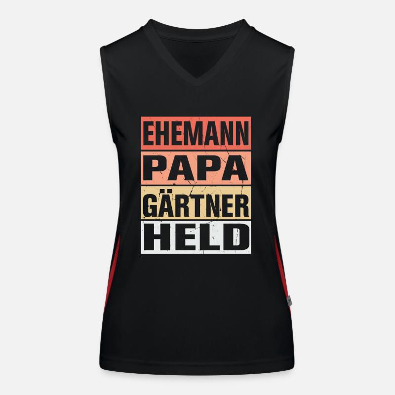 Goldschmied Vater Ehemann Held Funktionelles Kontrast-Tank Top für Frauen
