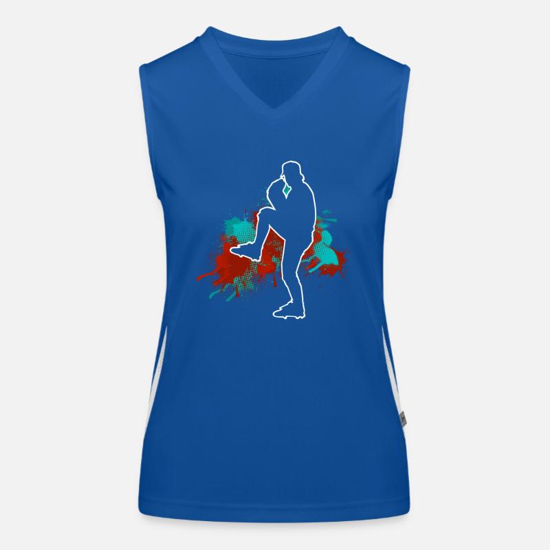 Base-ball Débardeur respirant contrasté Femme