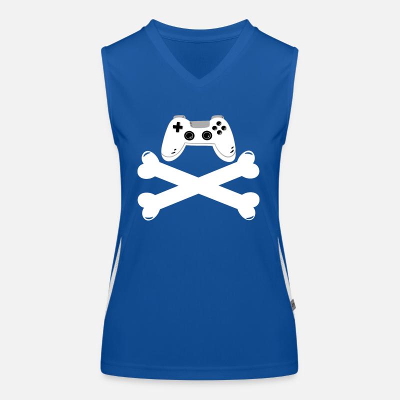 Gaming Retro Geschenkidee Funktionelles Kontrast-Tank Top für Frauen
