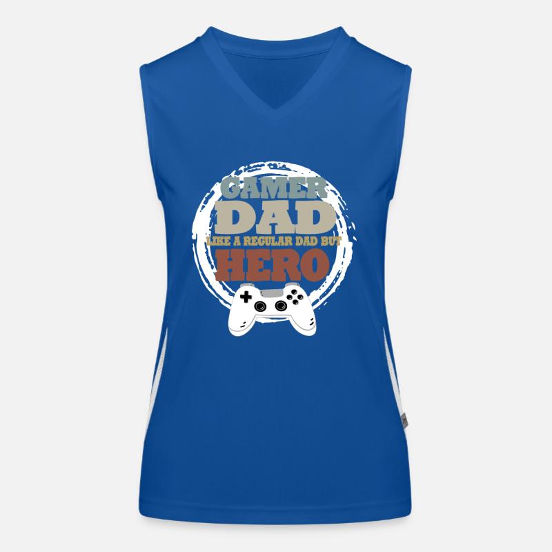 Daddy Gaming Retro Geschenkidee Funktionelles Kontrast-Tank Top für Frauen