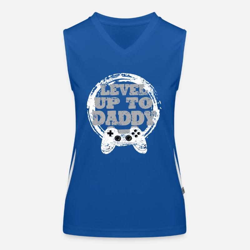 Daddy Gaming Retro Idée cadeau Débardeur respirant contrasté Femme