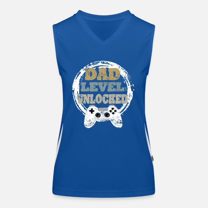 Daddy Gaming Retro Geschenkidee Funktionelles Kontrast-Tank Top für Frauen
