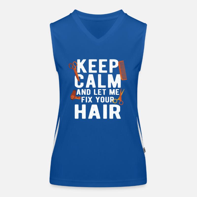 Coiffeur Coiffeur Coiffeur Coiffeur Débardeur respirant contrasté Femme