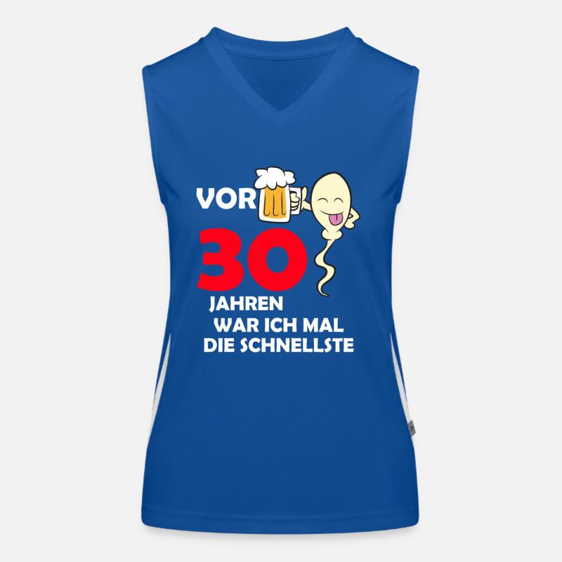 Vor 30 Jahren war ich mal die Schnellste Funktionelles Kontrast-Tank Top für Frauen