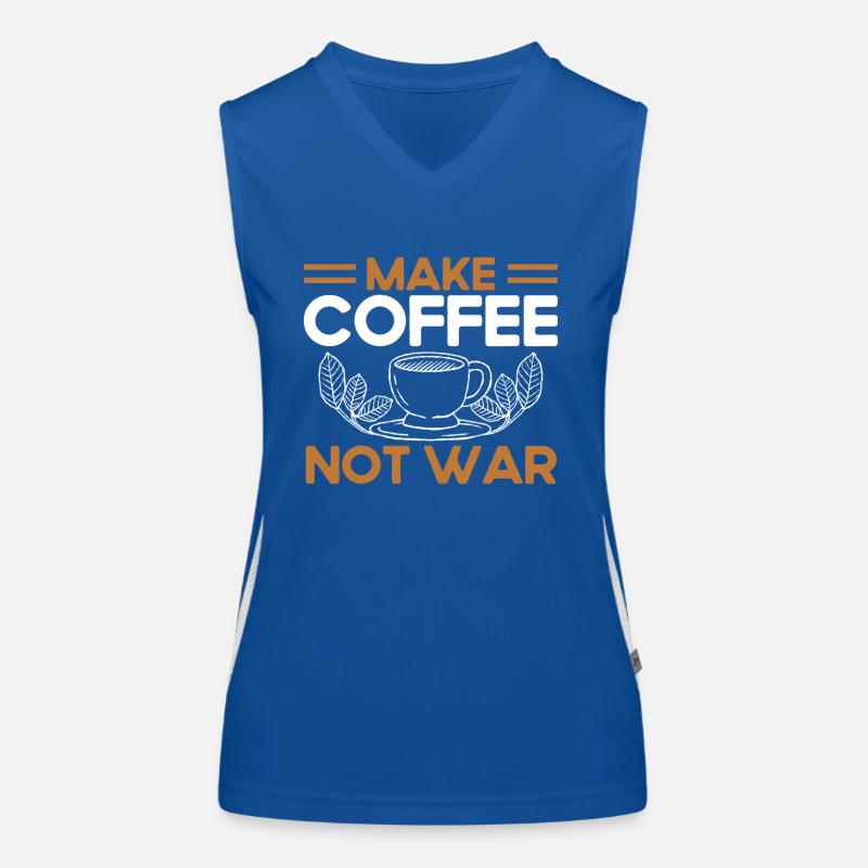 Barista Geschenkidee Coffee Lover Coffee Brewing Funktionelles Kontrast-Tank Top für Frauen