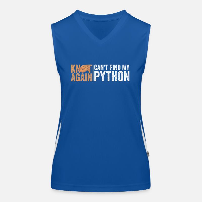 Königspython Banane Königspython Funktionelles Kontrast-Tank Top für Frauen