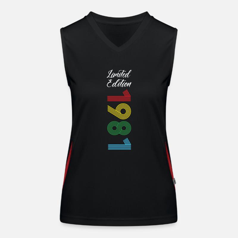 Limited Edition 1981 Funktionelles Kontrast-Tank Top für Frauen