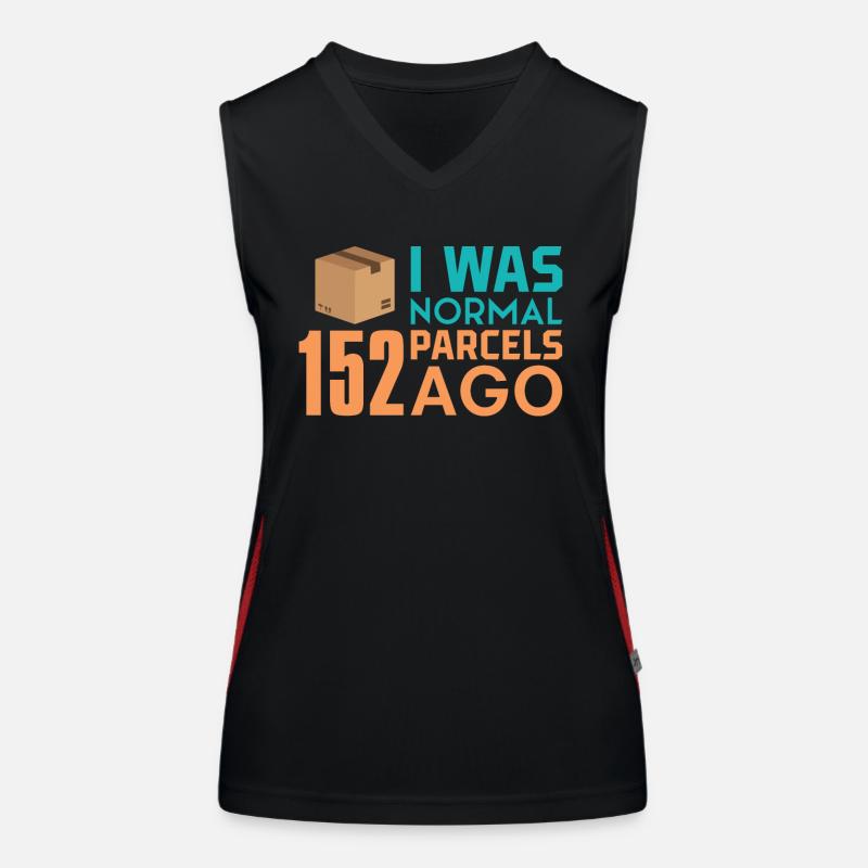 Postzustellung, Postangestellte Funktionelles Kontrast-Tank Top für Frauen