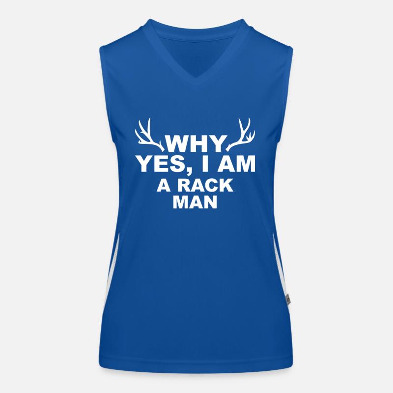 Jäger Jagt.Hirsch Geschenkidee Funktionelles Kontrast-Tank Top für Frauen