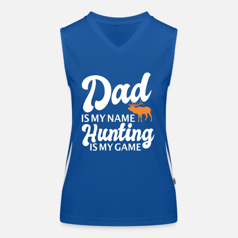 Jäger Jagt.Hirsch Geschenkidee Funktionelles Kontrast-Tank Top für Frauen