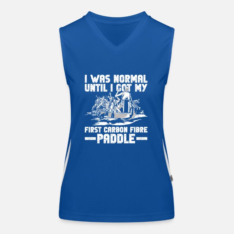 Drachenboot Und Drachenbootrennen Funktionelles Kontrast-Tank Top für Frauen