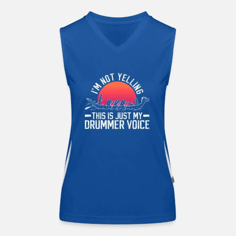 Drachenboot Und Drachenboottrainer Funktionelles Kontrast-Tank Top für Frauen