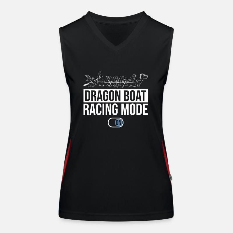 Drachenboot-Modus Ein Funktionelles Kontrast-Tank Top für Frauen