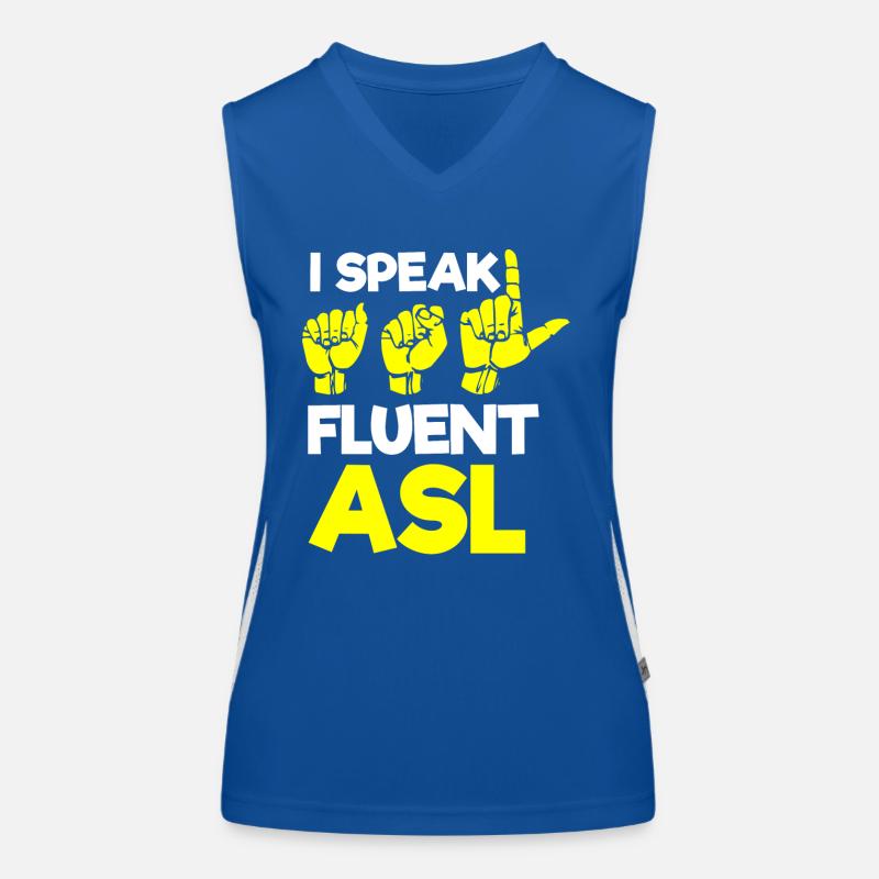 Deaf pride, hearing, disabled, deafness Women's Functional Contrast Tank Top