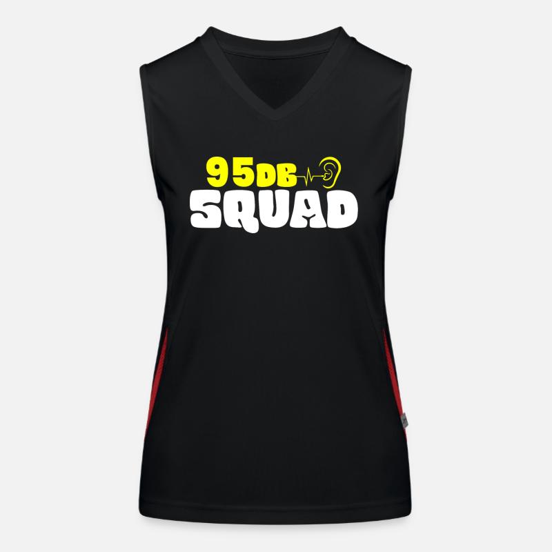 Deaf pride, hearing, disabled, deafness Women's Functional Contrast Tank Top